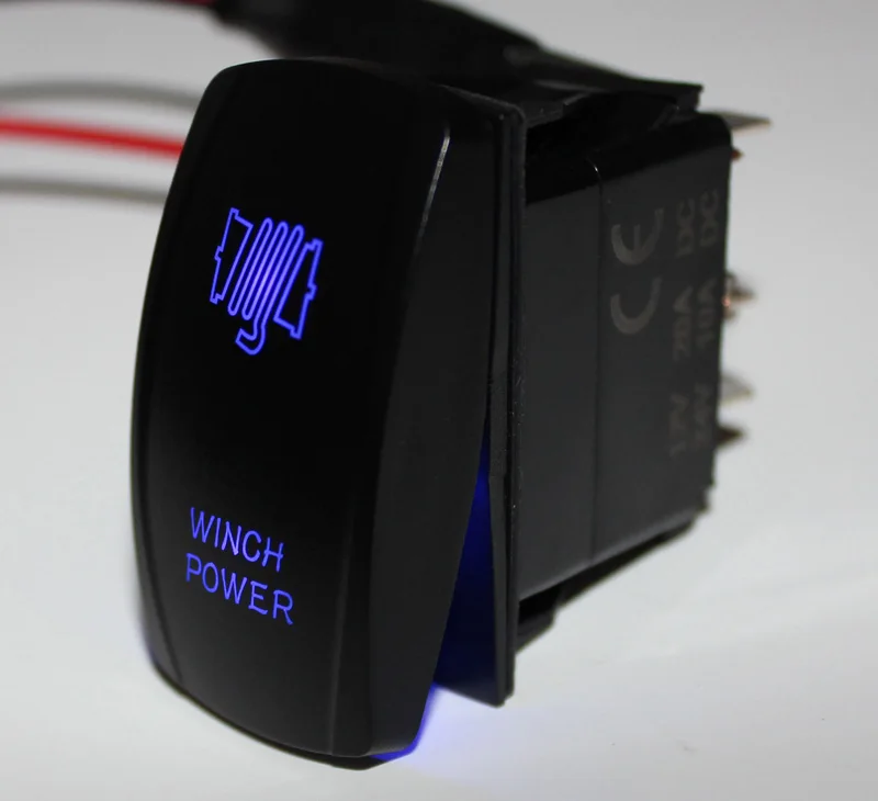 12 V/24 V 4 PIN ON-OFF Автомобильная лодка морской синий светодиодный кулисный переключатель для ARB/CARLING/NARVA/4x4 стиль водонепроницаемый IP66