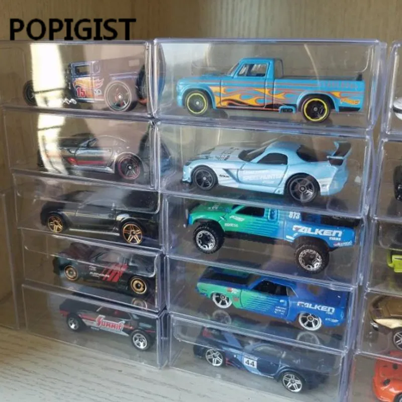 Прозрачная коробка для матча TOMY модель автомобиля 1/64 TOMICA Hot Wheels защитная от пыли с
