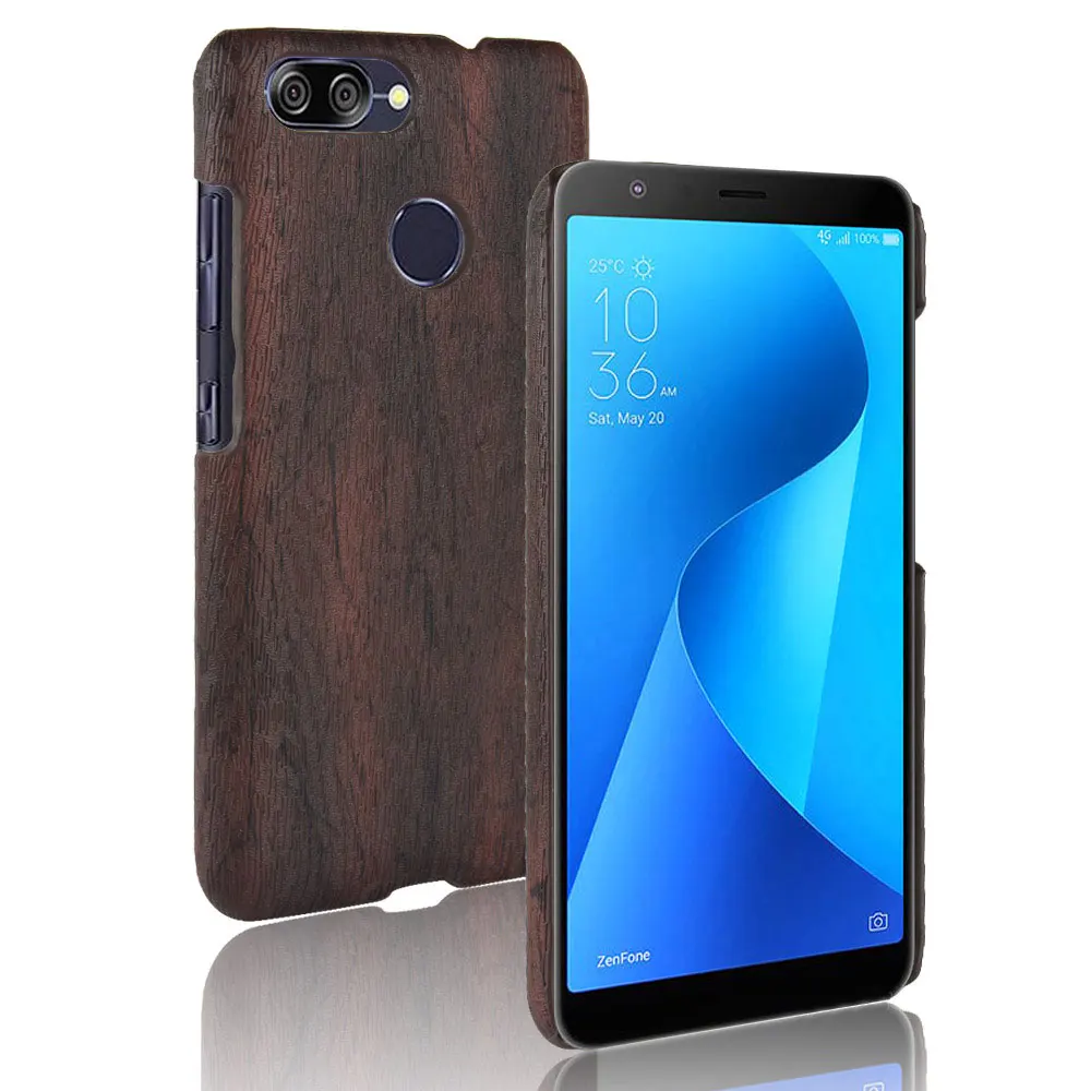 Luxury Wood Grain Pattern PU leather Cases For Asus Zenfone Max Plus M1 ZB570TL X018D 5.7&quotPhone Case Back Cover |
