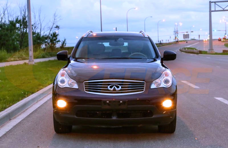 Для Infiniti QX50 2013 отличное ангельские глазки Ультра яркое освещение COB комплект светодиодов «глаза ангела»