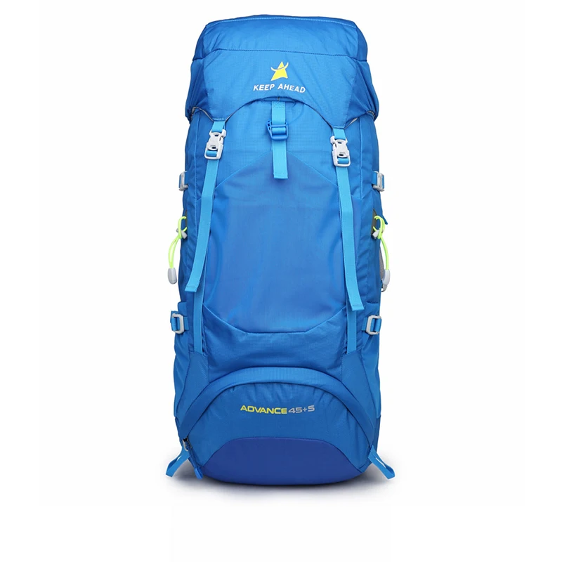 50L NEVO RHINO, водонепроницаемый мужской рюкзак, унисекс, дорожная сумка, походный, для альпинизма, альпинизма, кемпинга, рюкзак для мужчин - Цвет: Синий