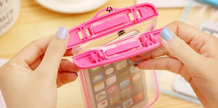 Водонепроницаемый плавательный мобильный телефон чехол полное покрытие