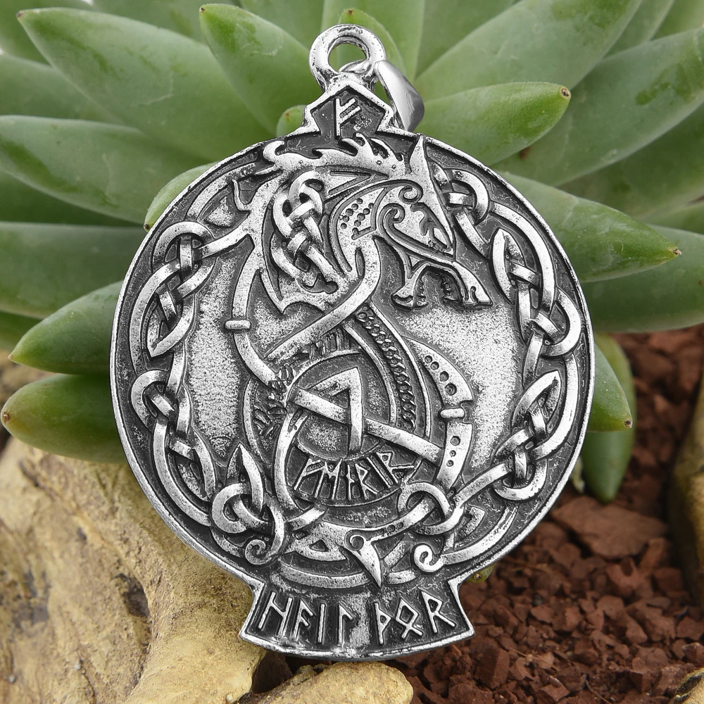 1 шт. ожерелье Викинг wolf Dragon Pendnat с узлом|celtic knot|viking wolfknot celtic |