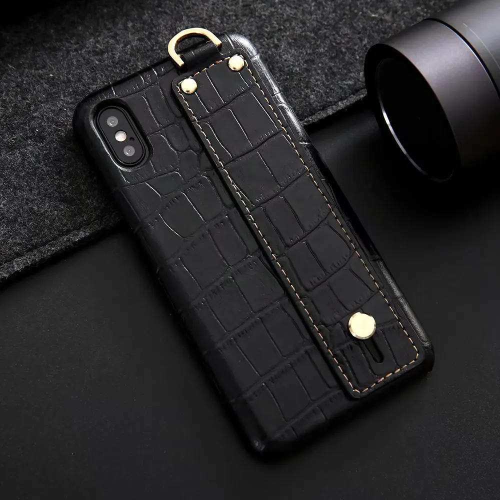 Чехол RedKoi из натуральной кожи для iPhone X XS MAX XR роскошный кожаный чехол-подставка с