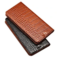 case for meizu note 9 crocodile pattern genuine leather flip wallet cover for meizu note9 6 2 phone cases