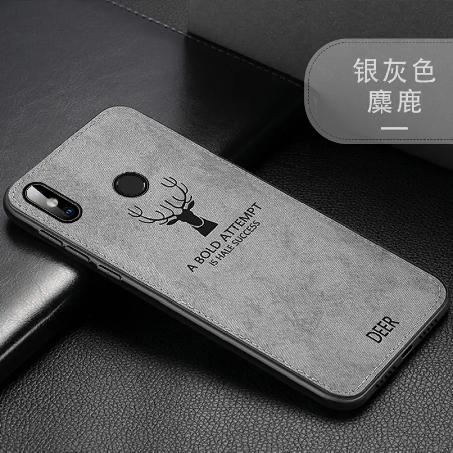 Серый Олень ткань чехол для телефона для Xiaomi mi 9 9SE 8 A2 Lite 6X 5X Pocophone F1 Red mi k20 Note 8 iPhone 7 6 plus 5 iPad Pro S2 6A 7A 5plus 4X чехол Coque - Цвет: Серый