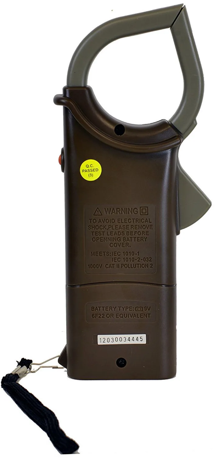 MASTECH m266f цифровой клещи 3 1/2 ЖК дисплей AC DC Напряжение Частота тока сопротивление