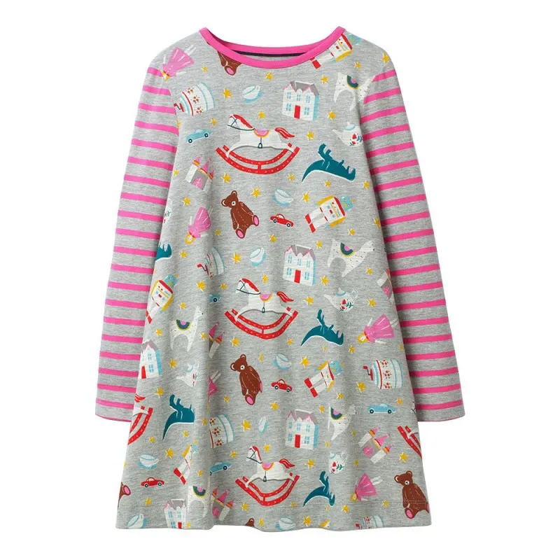 Платье для маленьких девочек с карманами Детский костюм платье принцессы