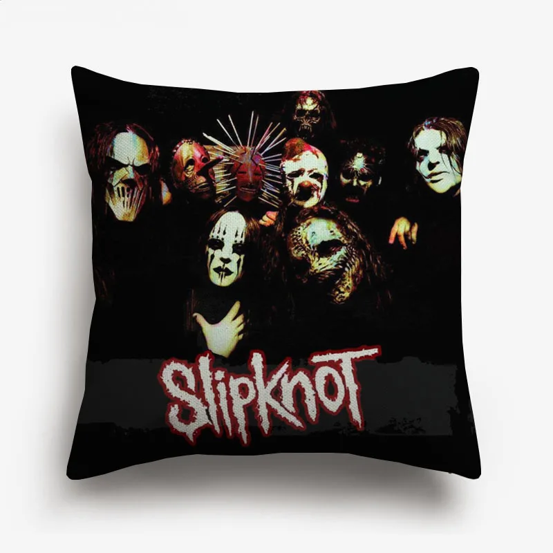 AC/DC Slipknot Чехлы для подушек рок-н-ролл музыка NIRVANA Kurt Cobain Чехлы для подушек декоративное белье для дивана чехол для подушки - Цвет: F