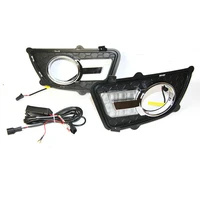 2pcs led drl daytime running lights fog light driving bumper fit for kia sportage 2011 2013