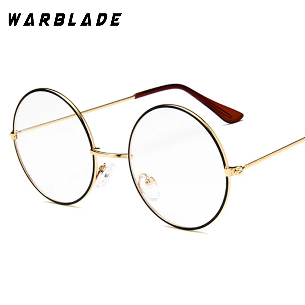 Модная круглая оправа для очков Lunette мужские винтажные металлические очки с