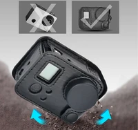 for gopro hero 4 3 housing camera bag holster protective leather frame case sling lens cap for sjcam sj4000 soocoo c30 eken h9