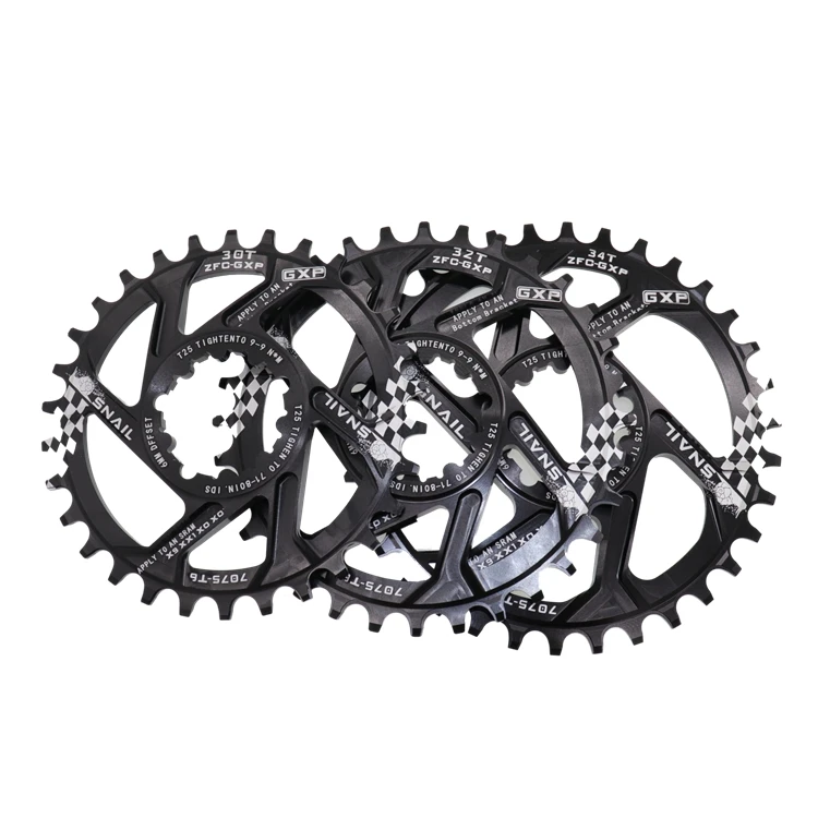 

Snail Chainring for GXP 6mm 6 mm offset round 30t 32t 34t X9 X0 XX1 XO1 eagle Cycling MTB Bike Chainwheel Tooth Plate for sram gxp