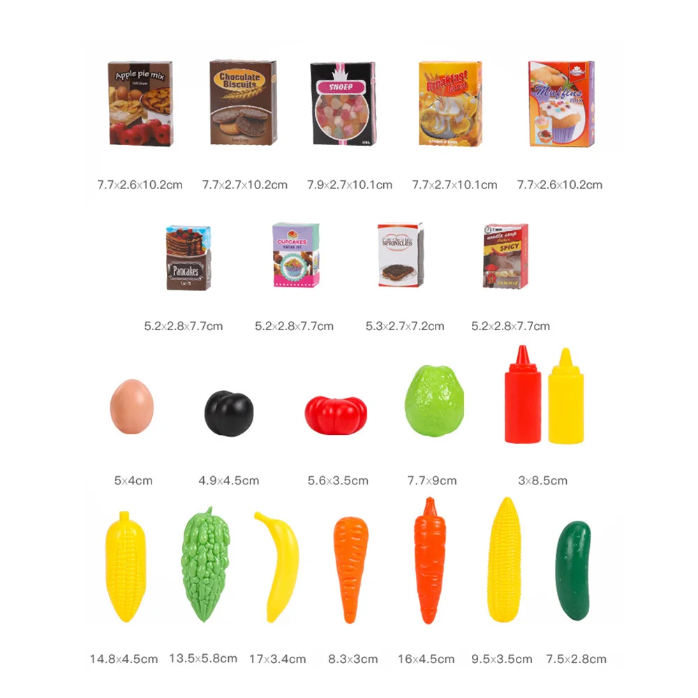 

Kids Mini Simulation Shopping Mall Supermarket Cart Trolley Children Pretend Play House Handcart Cute Toy Gifts for Girls Boys