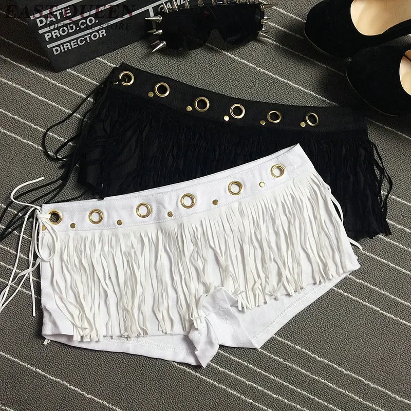 

Sexy micro mini shorts summer women super short shorts fashion low waist clubwear cortos tide tassel shorts KK861 YQ