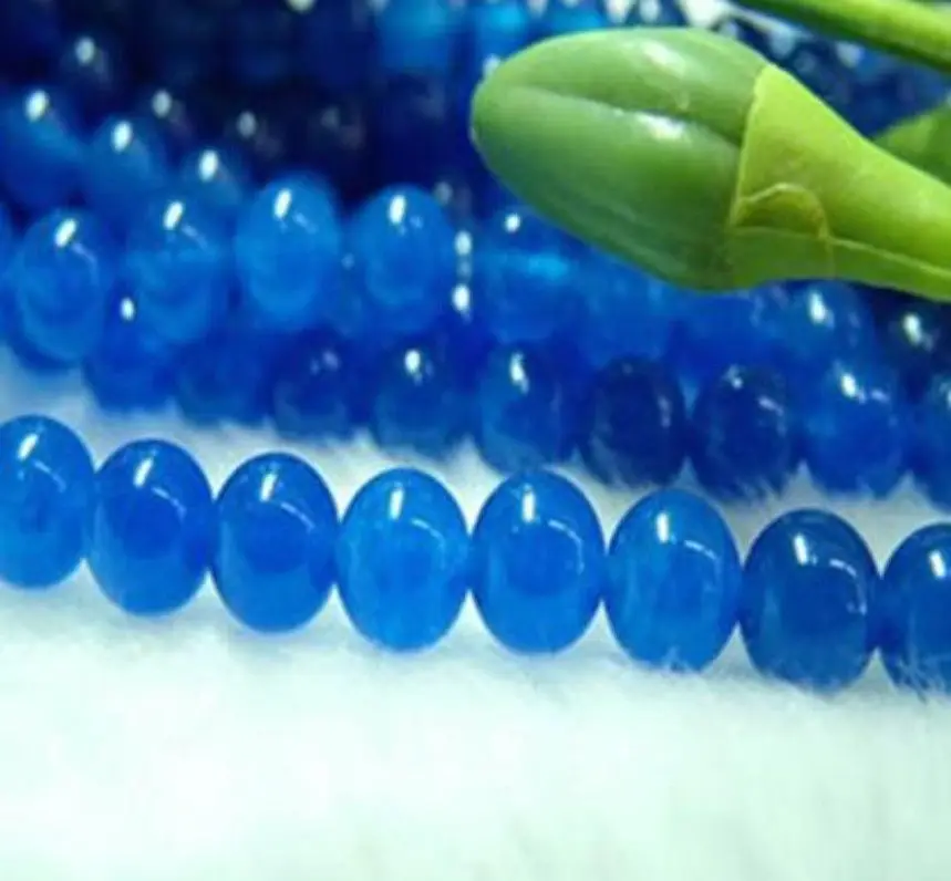 

8mm Sri Lanka Sapphire Round Loose Beads 15" #@