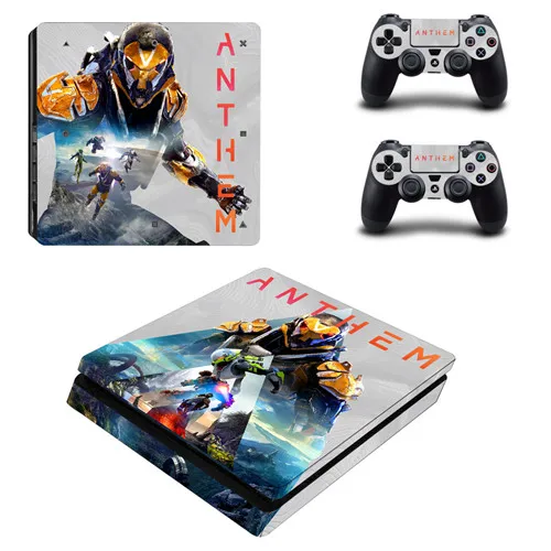 YSP4S-3247 Игра Anthem PS4 тонкая кожа Виниловая наклейка, стикер для Playstation 4 консоли и 2 контроллеры PS4 тонкая кожа Стикеры - Цвет: YSP4S-3247