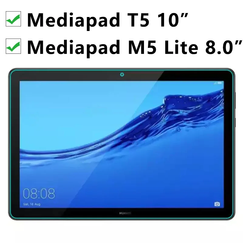 Закаленное стекло для huawei Mediapad T5 10 M5 Lite 8,0 Защитная пленка для планшета Huawey T 5 5t M5lite M 5 5m Glas
