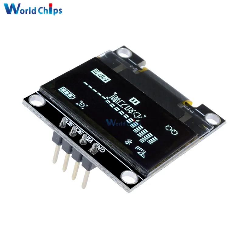 Белый O светодиодный ЖК-дисплей светодиодный модуль 0,9" 0,96 дюймов IEC IIC Серийный 12864 128*64 SSD1306 3V~ 5V DC SPI серийный модуль для Arduino