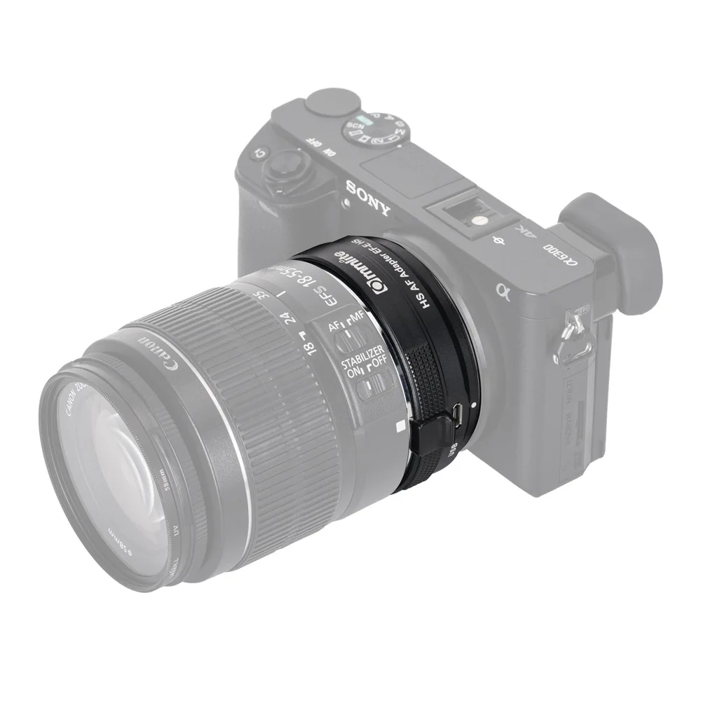Commlite CM EF E HS быстрый адаптер для объектива с автофокусом Canon EF/EF S объектив Sony Mount