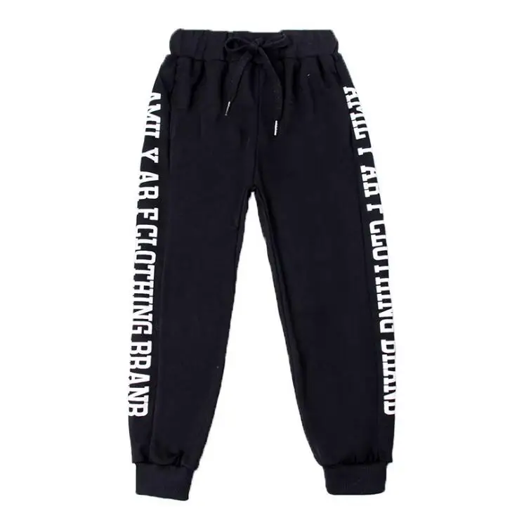 Black Pants Детская укороченная толстовка; рубашка; брюки для бега; одежда в стиле хип-хоп; одежда для джазовых танцев; костюм для девочек и мальчиков; одежда для бальных танцев; уличная одежда - Цвет: Black Pants