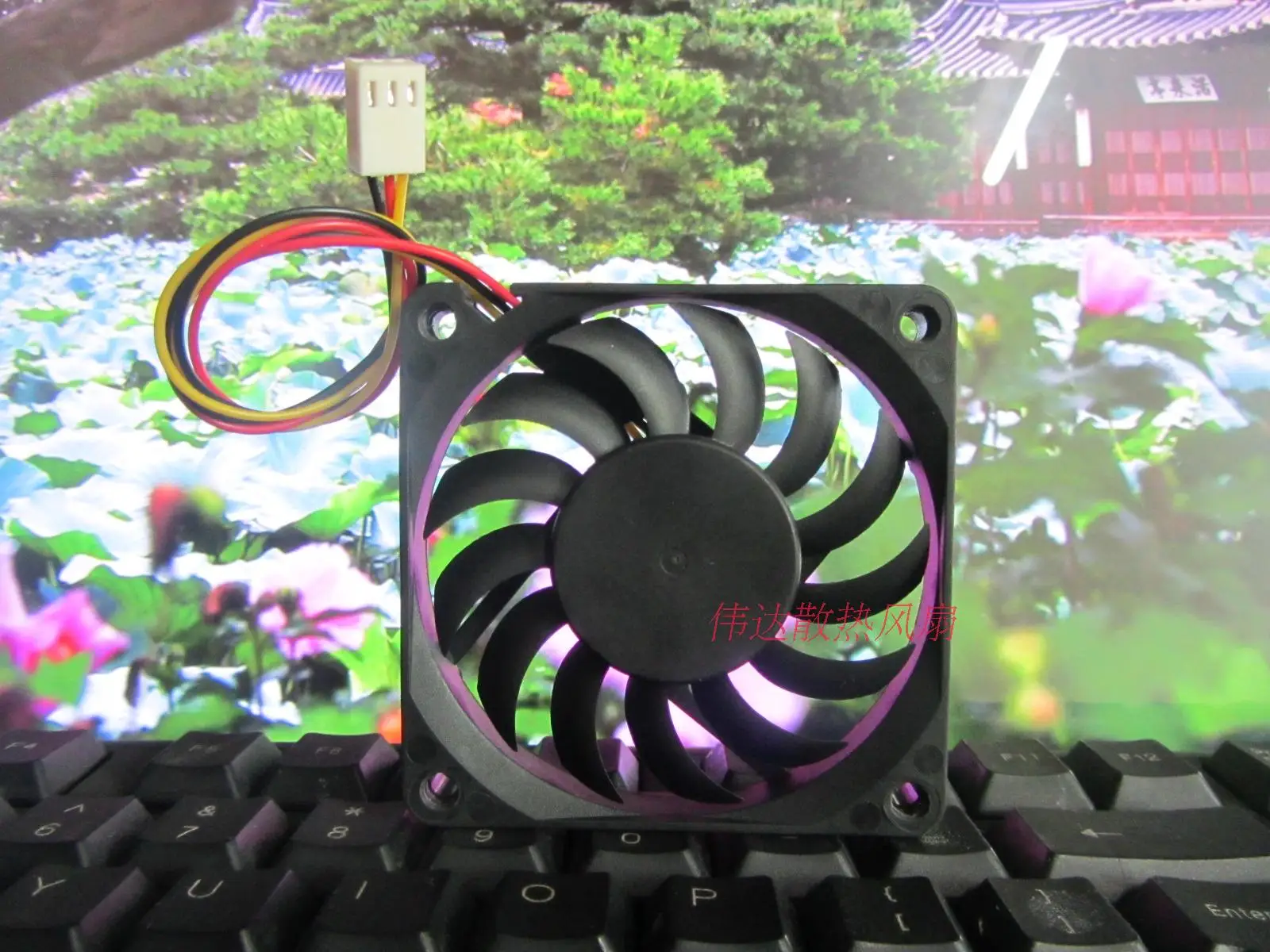EVERFLOW 7010 R127010BU DC 12 В 0.45A 7 см вентилятор охлаждения|cooling fan|7cm fan12v dc cooling fan |