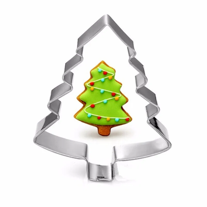 7 шт. Рождественская елка Снеговик в форме снежинки для печенья резак набор из