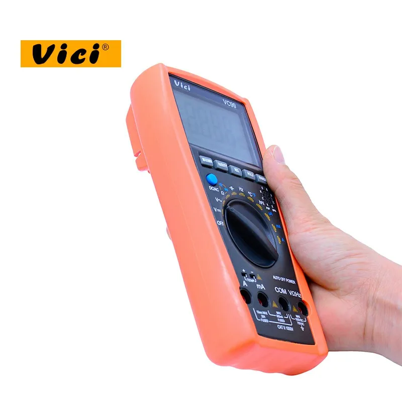 Цифровой мультиметр Vici VC99 Автоматический диапазон 1000 В измеритель сопротивления