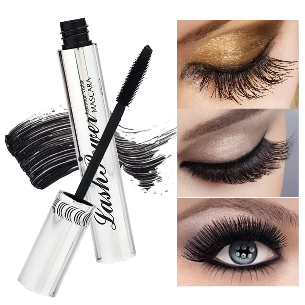 

4D Silk Fiber Lash Mascara Curling Volume Black Waterproof Liquid Rimel Fiber Lash Extension Makeup Thick Lengthening Mascara