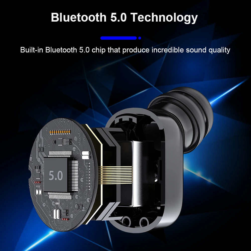 Беспроводные стереонаушники DACOM K6H Pro TWS наушники с Bluetooth миниатюрные Невидимые