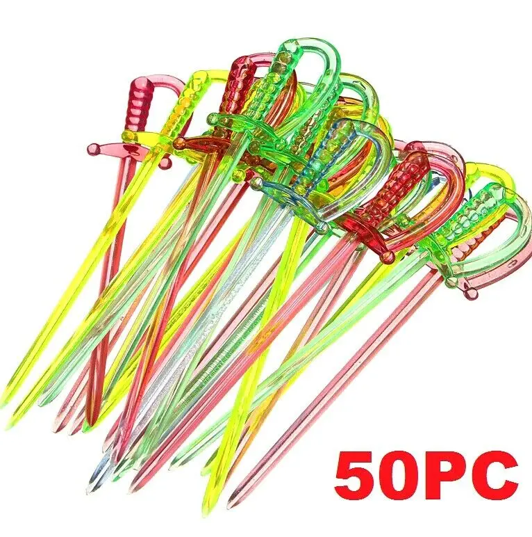 Домашние Коктейльные мечи палочки для еды буфетный кекс вечевечерние 50