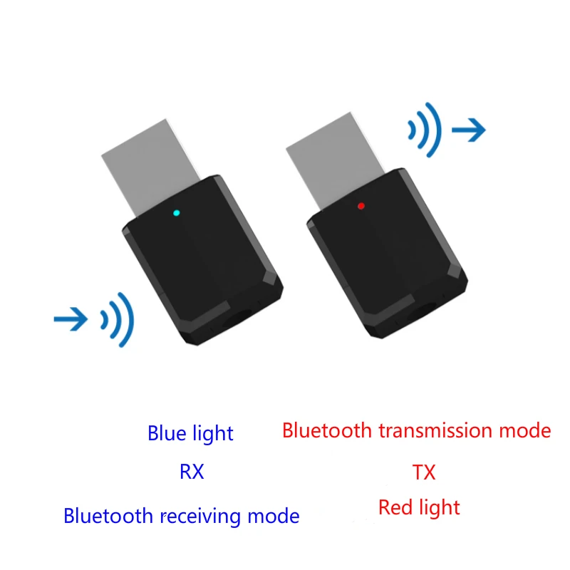 Bluetooth 5 0 аудио приемник передатчик Мини 3 мм AUX Стерео для динамика ТВ ПК