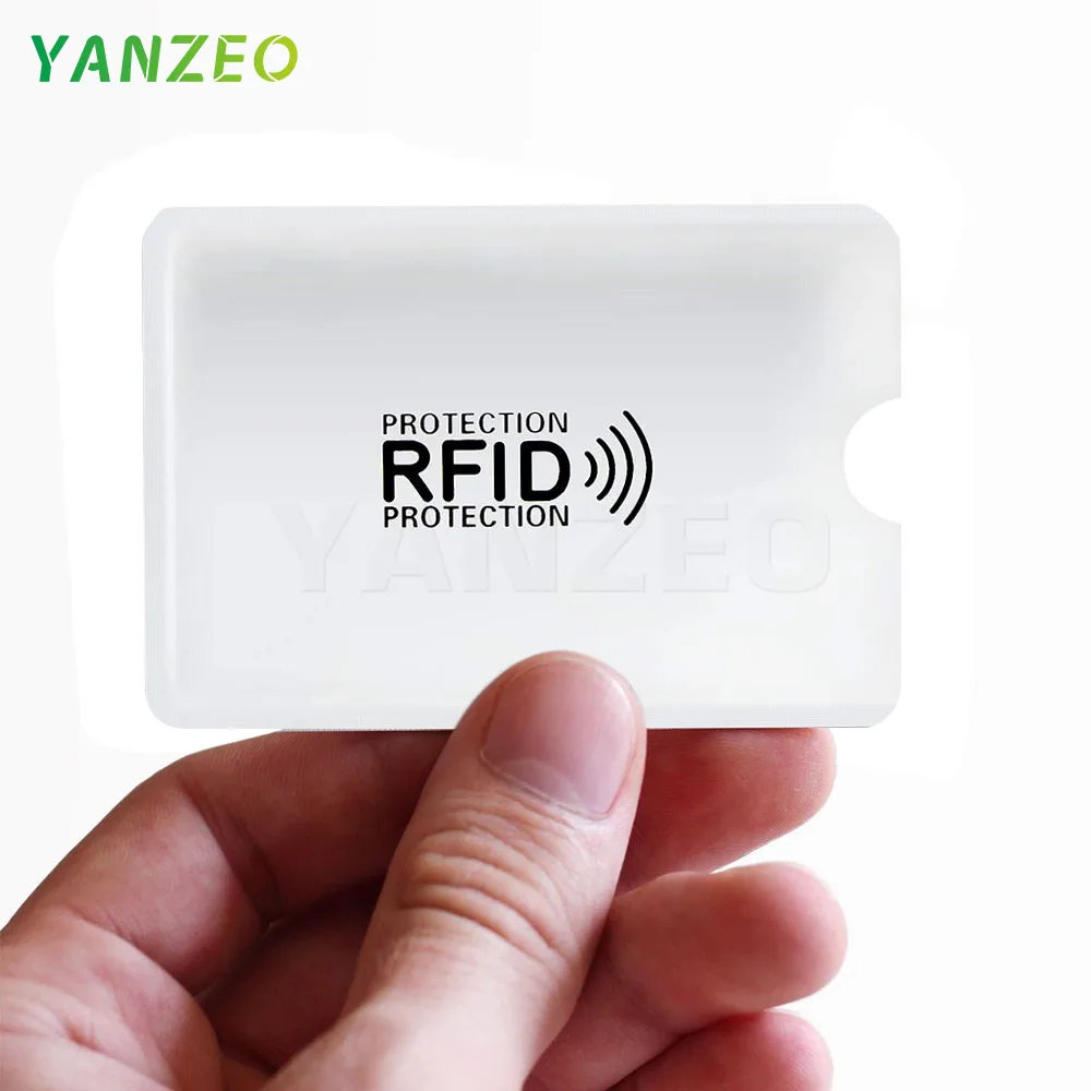

Yanzeo 50PCS/set New RFID Security Card Blocking 13.56mhz NFC Shielded Card Prevent Unauthorized Scanning ID Card Protection