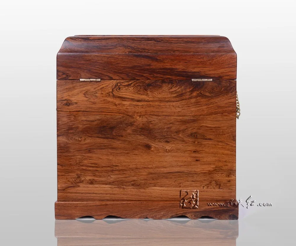 Ящик для Драгоценностей из красного дерева Китай Классический чехол хранения Ming