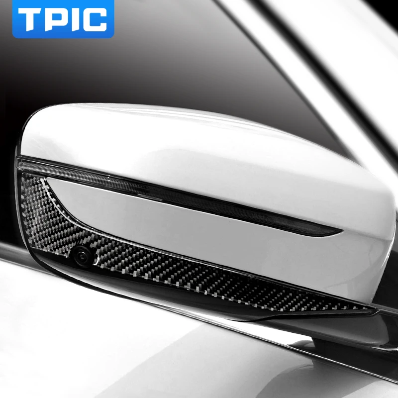 TPIC наклейки из углеродного волокна для автомобильного зеркала заднего вида