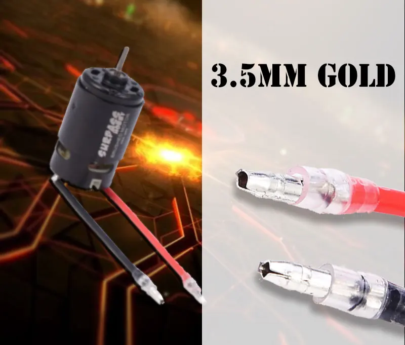 Двигатель с щеточным напылением SURPASS HOBBY 550 12T 21T 27T 35T для 1/10 TRAXXAS HSP HPI Wltoys D90 D110 SCX10