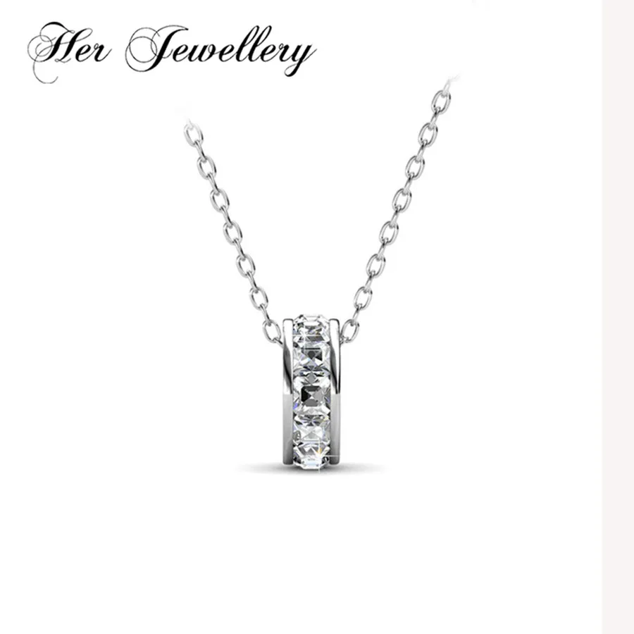 Her Jewellery роскошное круглое ожерелье с подвеской в подарок на день Святого