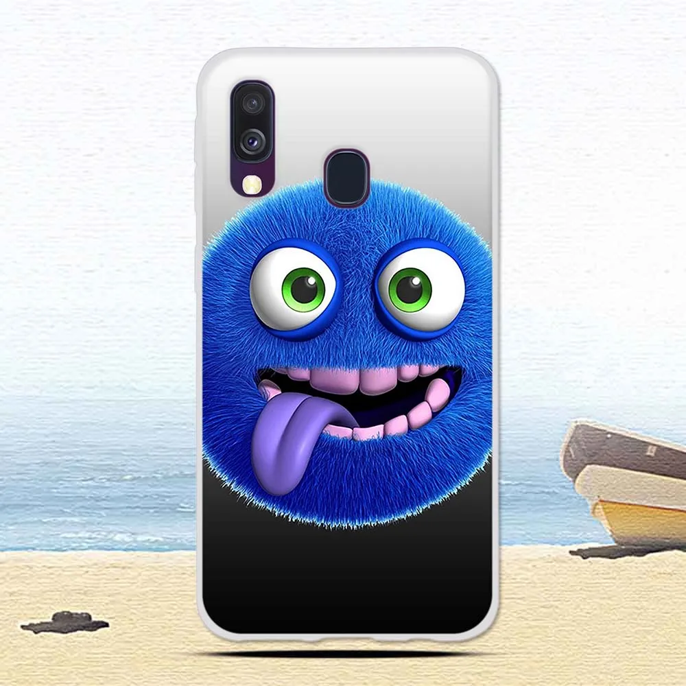 33 Роскошный мягкий силиконовый чехол из ТПУ для samsung Galaxy A40 A 40, чехол с цветочным рисунком кота, защитный чехол для телефона s Fundas Coque - Цвет: 33