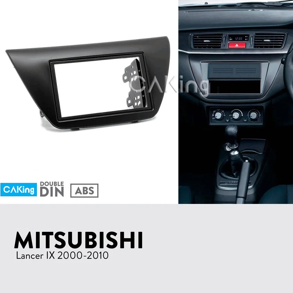 Автомобильная Радио панель для Mitsubishi Lancer IX 2000-2010 Dash Kit установка Монтажная приборная пластина рамка консоль крышка адаптера отделка