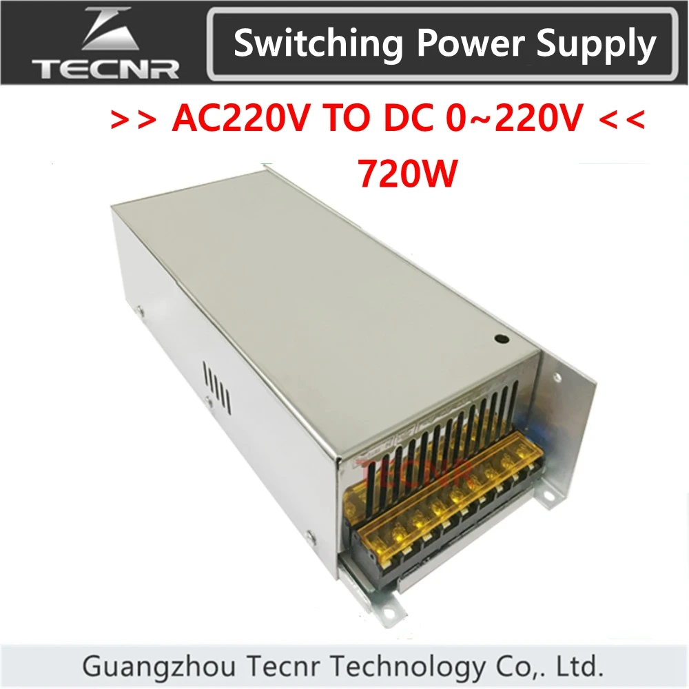 

Switching Power Supply 720W input AC 220V output DC 0-12V 24V 36V 48V 60V 110V transformer for cnc engraving machine