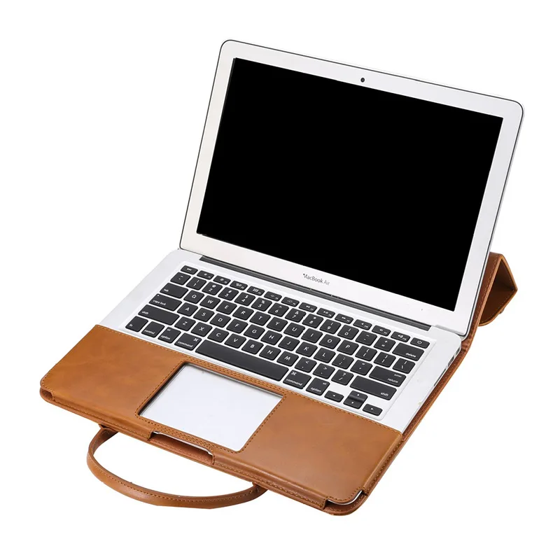 Новый чехол для ноутбука Macbook Air 11 12 13 3 сумка из искусственной кожи