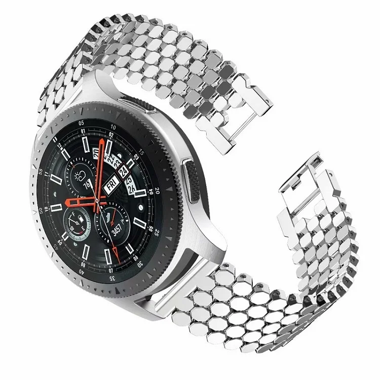 Ремешок из нержавеющей стали для Samsung Galaxy Watch браслет с полым металлическим
