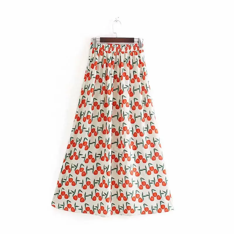 Hot sale Popular new CC42-9202 European and American Fashion Swallow Tail Printed Half-length Skirt | Женская одежда