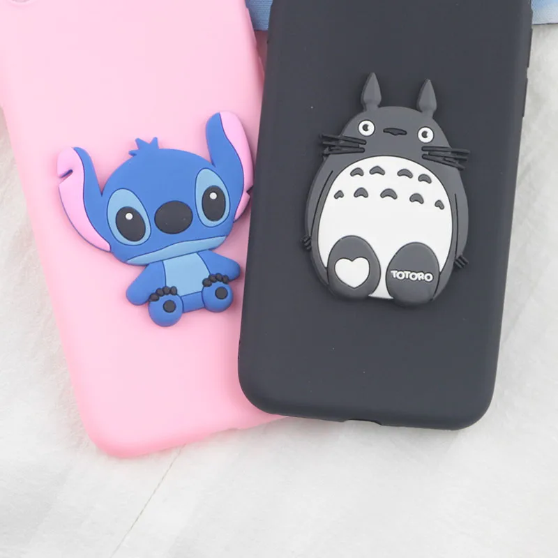 Милый чехол с рисунком стежка для huawei P30 Pro P20 P9 Plus P8 Lite P10 Selfie P Smart чехол s Totoro Pig мягкий чехол для телефона
