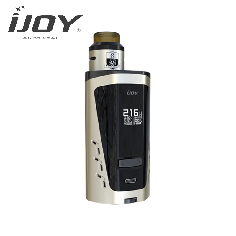 Оригинал IJoy Capo 216 Srda Squonk Kit Elektronik Sigara Vape 216W Mod с комбо SRDA без батареи 18650/20700|Системы