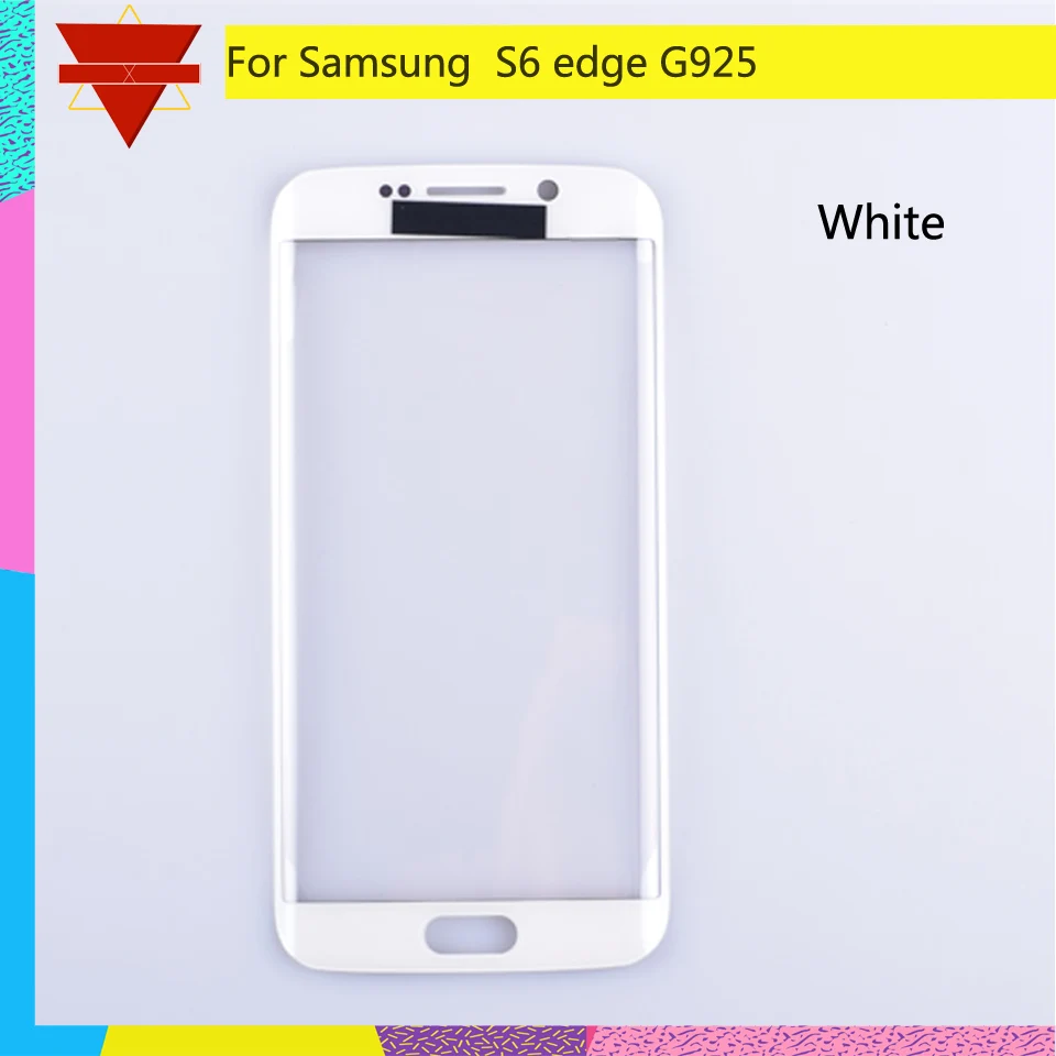 Для Samsung Galaxy S6 edge G925 SM G925V G925P G925F G9250 сенсорный экран передняя стеклянная панель
