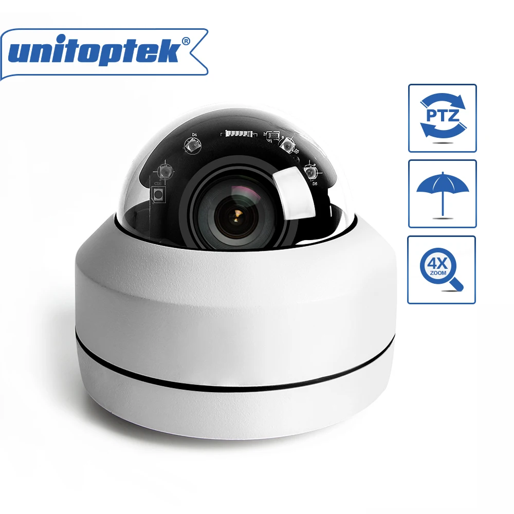 3-дюймовая купольная IP-камера PTZ Mini HD 1080P 5 МП 4-кратный оптический зум