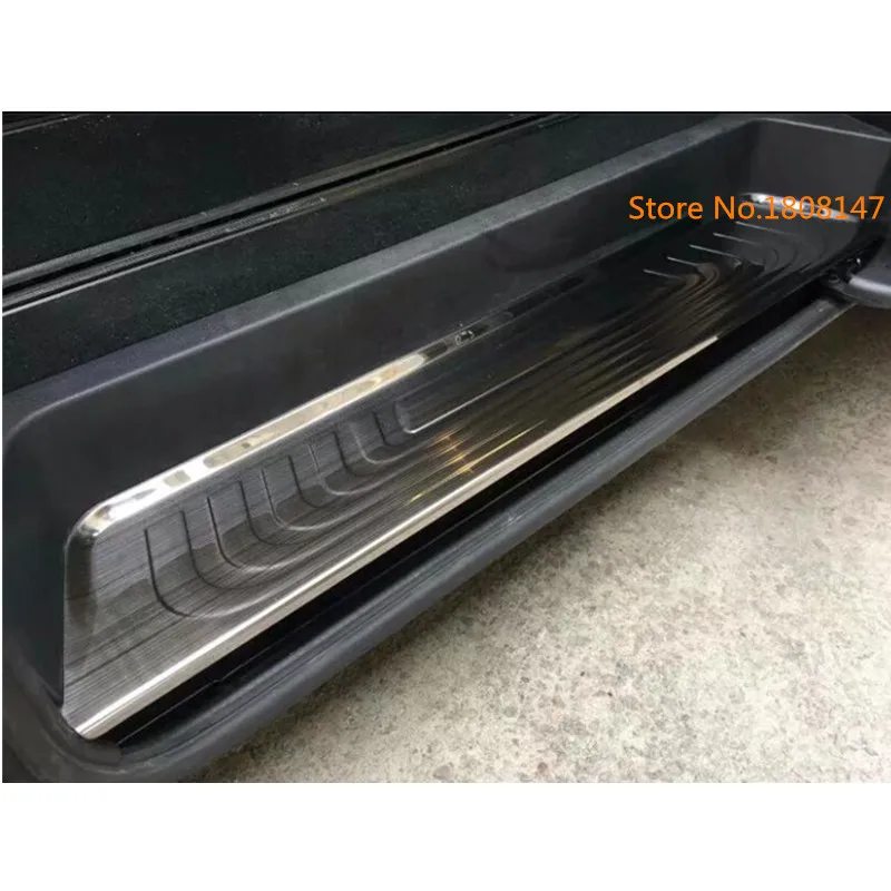 Автомобильный Стайлинг накладка на педаль порога Накладка внешнее пороговое