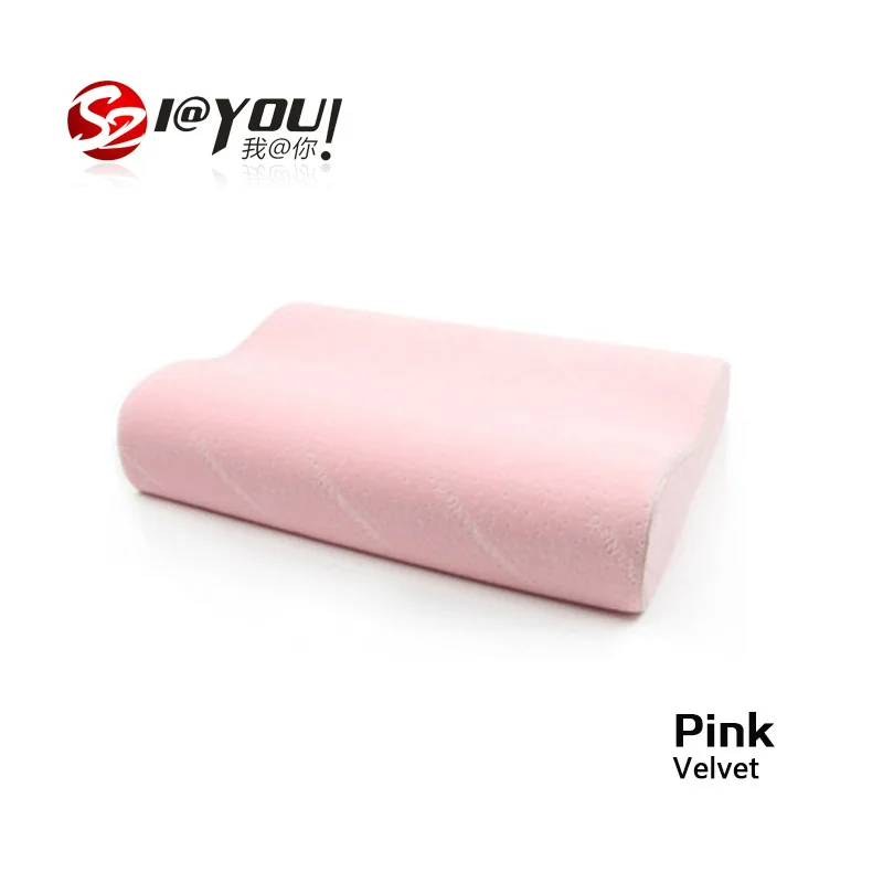 Massage Pillow Health Memory Foam Bamboo Fiber Pillows Adult Wavy 50*30*9/7cm Polyester Bedding SZ09 High Quailty | Дом и сад