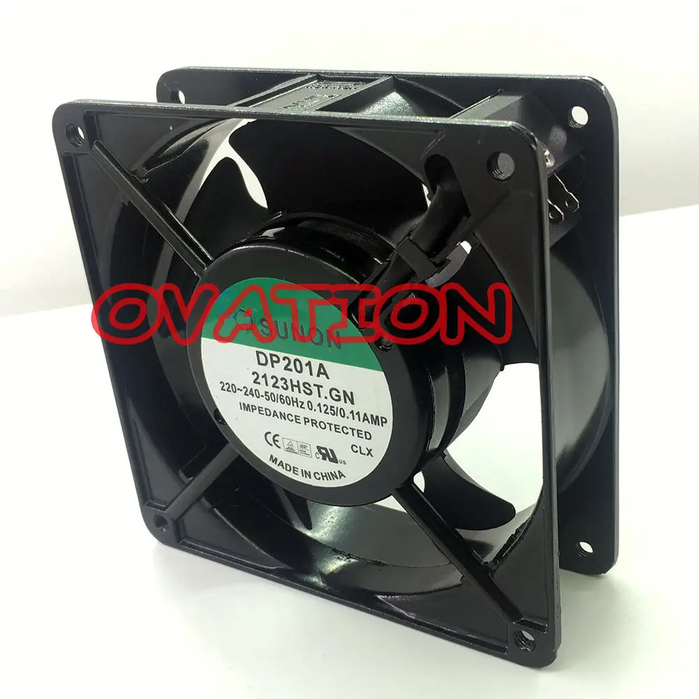 Вентилятор для корпуса ПК радиатор кулер SUNON DP201A 2123HST.GN 220 240V0.125/0.11AMP 120*120*38 мм